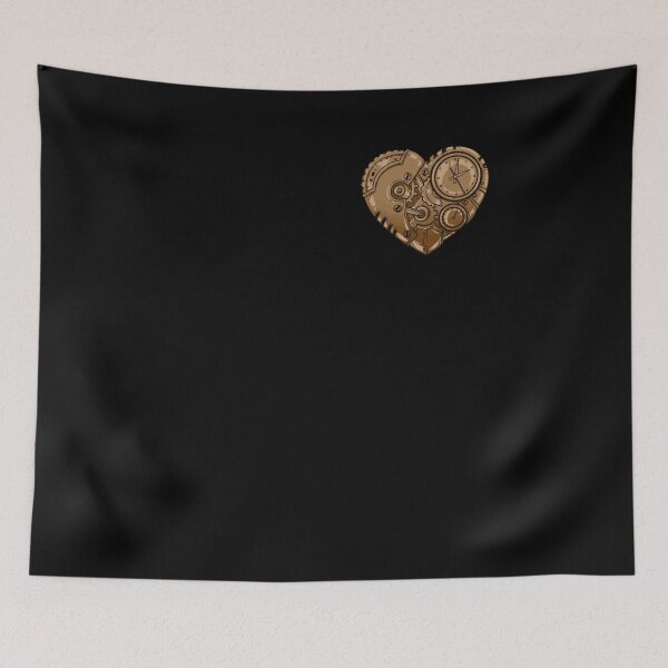 Item preview, An engineer's heart steampunk mechanical heart clock designed and sold by MJSeerot.