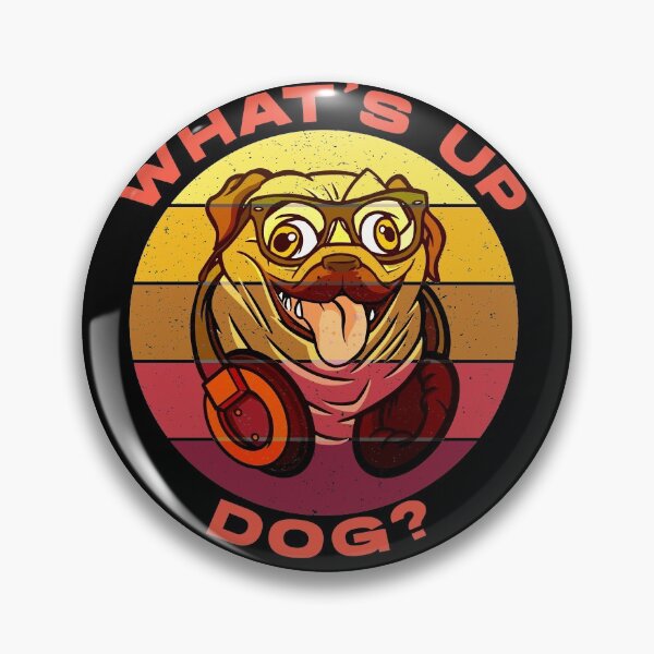 Item preview, What's Up Dog Pug designed and sold by Coder-T.