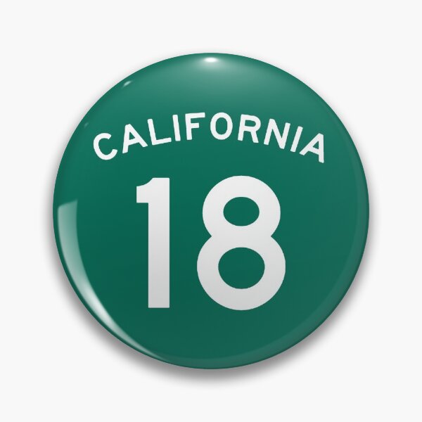 Item preview, California Highway 18 (Team Jersey Style) designed and sold by Tree45.