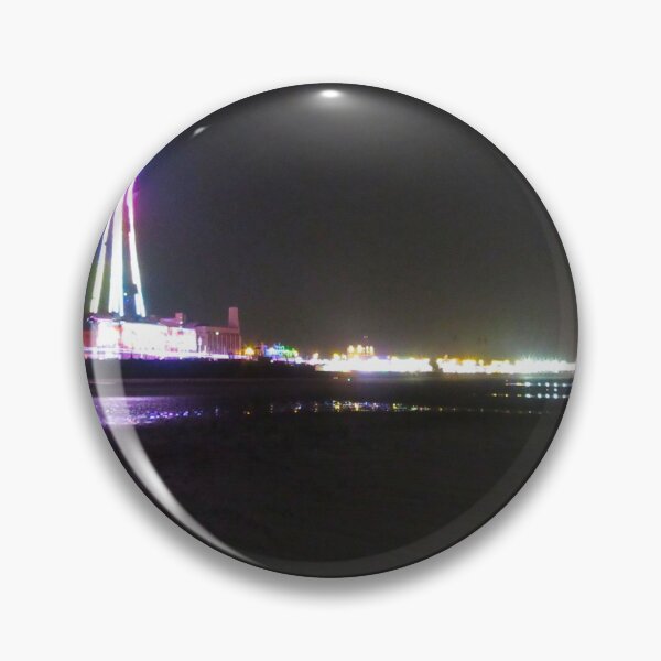 Item preview, Blackpool Beach Colourful Illuminations At Night  designed and sold by Andrew Morrell.