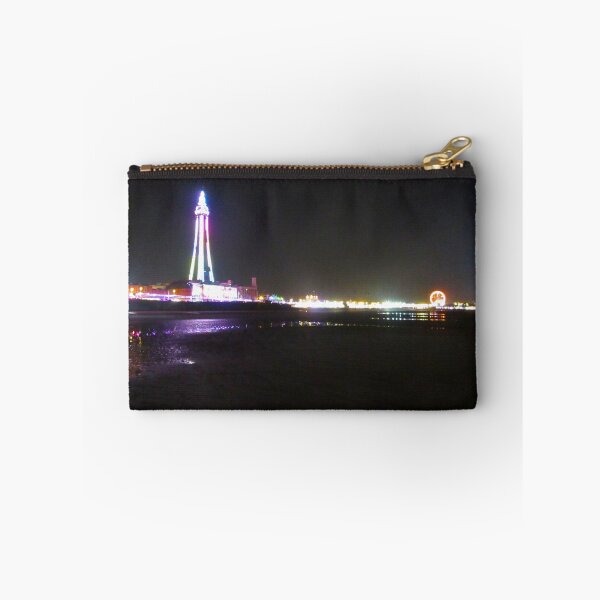 Item preview, Blackpool Beach Colourful Illuminations At Night  designed and sold by Andrew Morrell.