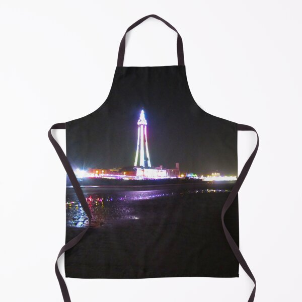 Item preview, Blackpool Beach Colourful Illuminations At Night designed and sold by Andrew Morrell.