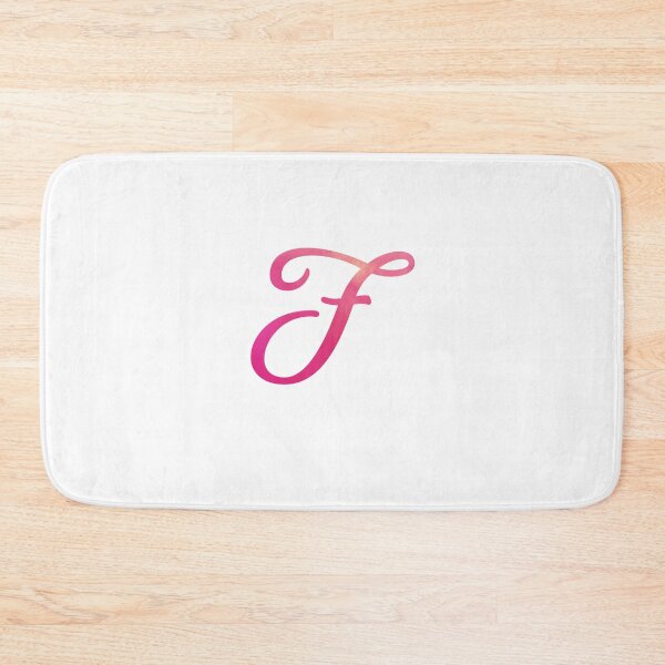 Item preview, Letter F  Pink Color Monogram Script, Personalized Initial designed and sold by Star58.