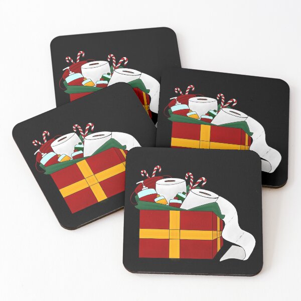 Item preview, Merry Christmask Quarantine Present with Sanitizers and Toilet Paper designed and sold by RomyArts.