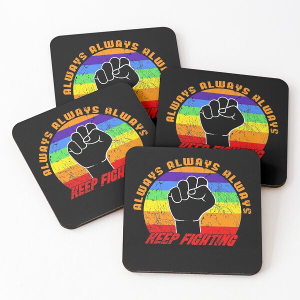 Item preview, Always keep fighting raised fist blackpower colorful designed and sold by steven8899.