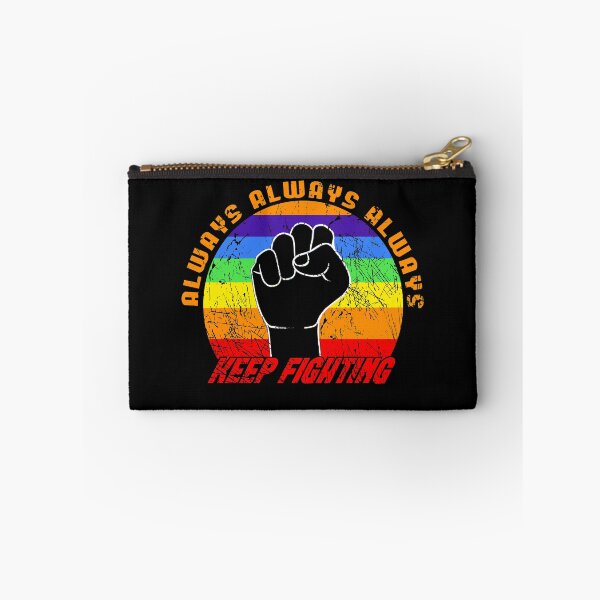 Item preview, Always keep fighting raised fist blackpower colorful designed and sold by steven8899.