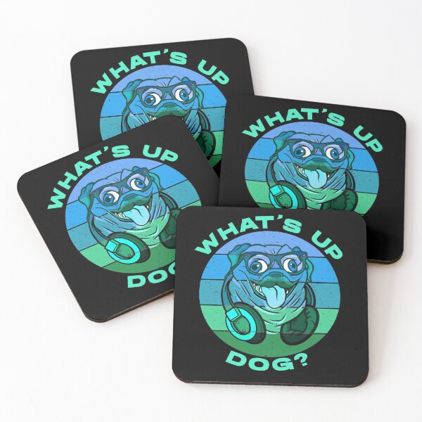 Item preview, What's Up Dog Pug designed and sold by Coder-T.