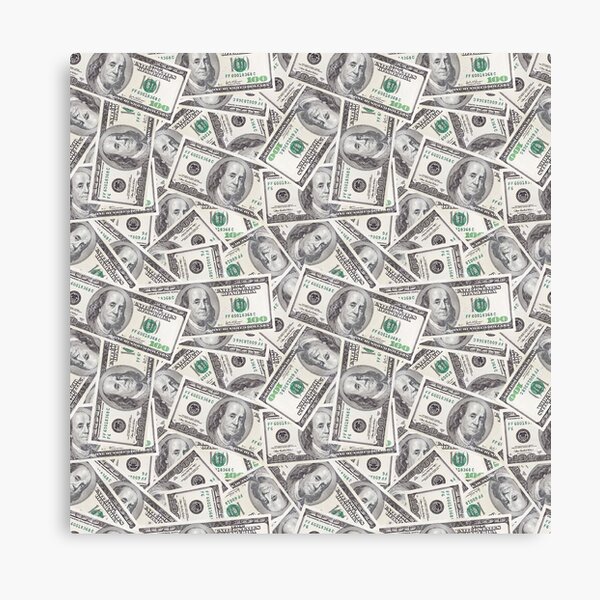 100 Dollar Bill Canvas Prints | Redbubble