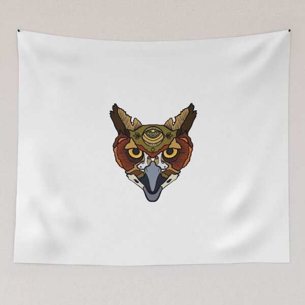Item preview, Mind’s Eye Owl Head designed and sold by CleatAndCrayon.