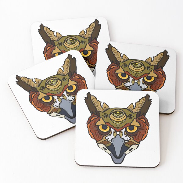 Item preview, Mind’s Eye Owl Head designed and sold by CleatAndCrayon.