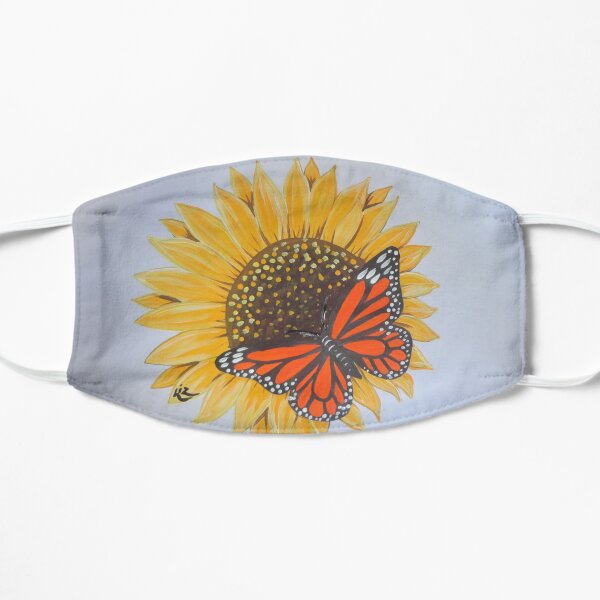 Masken Sonnenblume Mit Schmetterling Redbubble