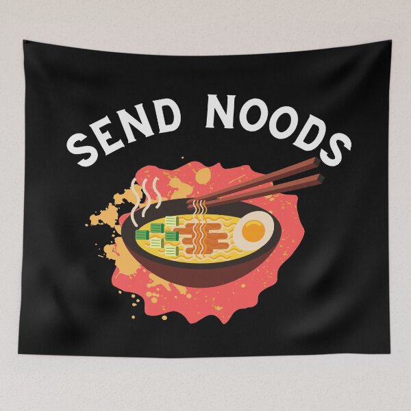 Item preview, send noods / funny noodles ramen designed and sold by SpicyCherrys.