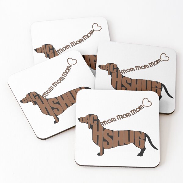Item preview, Dachshund Mom - Black and Tan Doxie - Heart on a Leash designed and sold by 8PawsStudio.