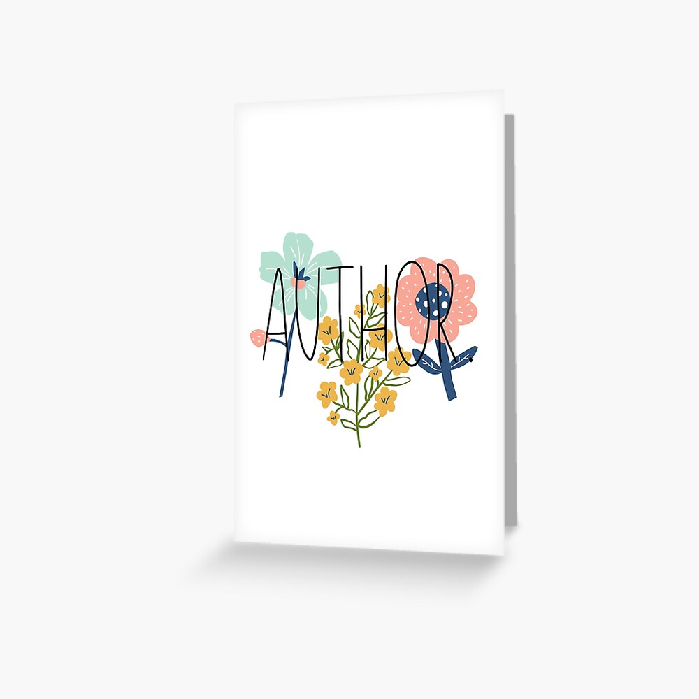 AUTHOR Greeting Card