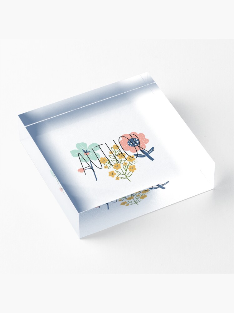 Alternate view of AUTHOR Acrylic Block