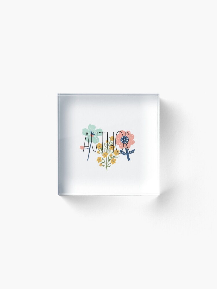 Alternate view of AUTHOR Acrylic Block