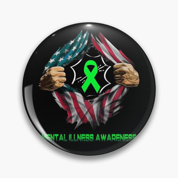 Artikelvorschau, Mental Illness Awareness Amerikanische Flagge entworfen und verkauft von ArangoaStore.