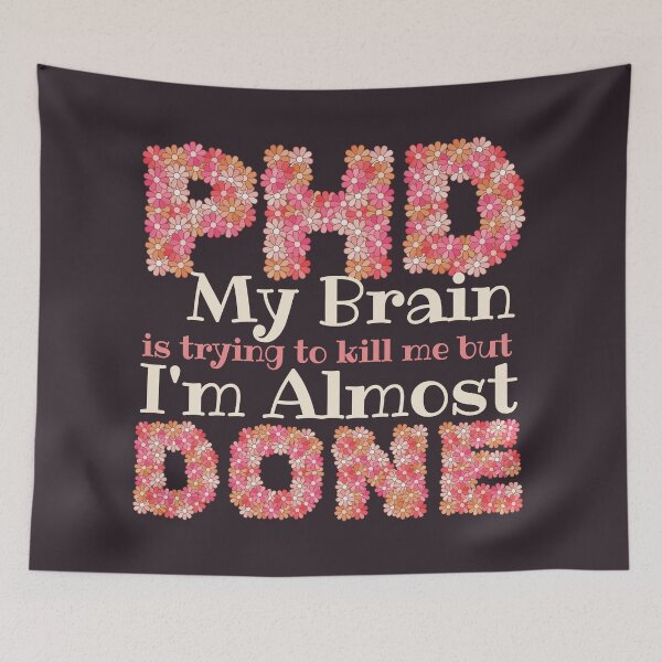 Item preview, PhD Student Gift, PhD almost Done, Dissertation on process, futur Doctor, Funny PhD Student Christmas Gift   designed and sold by AmazingEcraft.