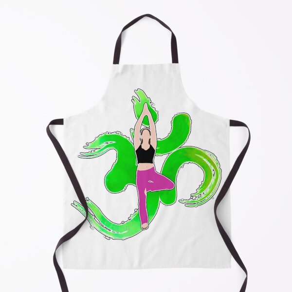 Item preview, Om Tree Pose (green) designed and sold by Reiser808.