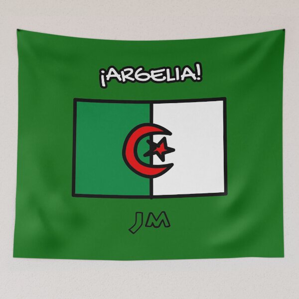 Item preview, Flag of Algeria Drawn designed and sold by jesumedina.