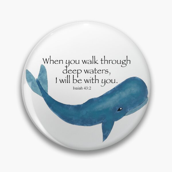 Item preview, Isaiah 43:2 Illustration designed and sold by Happyhobbithole.