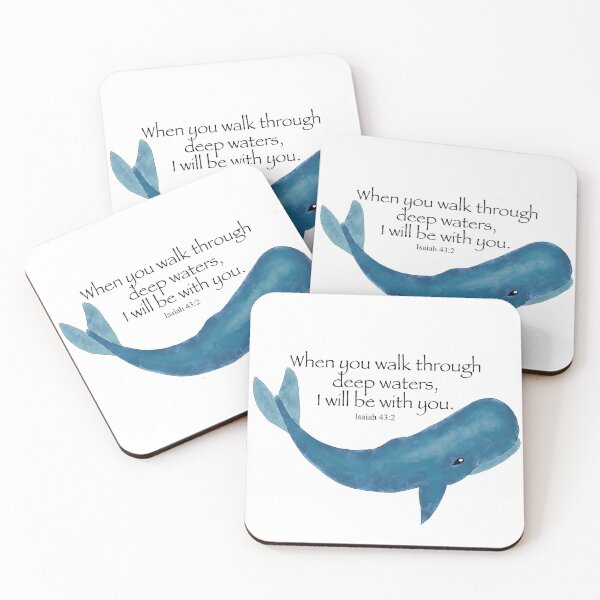 Item preview, Isaiah 43:2 Illustration designed and sold by Happyhobbithole.