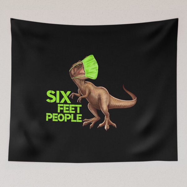 Item preview, T-Rex - Six Feet People! designed and sold by Mystik-Media.