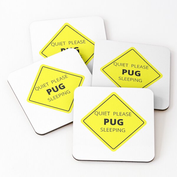 Item preview, Quiet Please - Pug Sleeping designed and sold by jd brown.