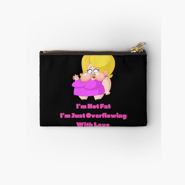Item preview, I’m Not Fat, I’m Just Overflowing With Love-Black Background  designed and sold by Trendi61.