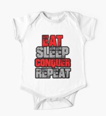 Eat Sleep Conquer Repeat One Piece - Short Sleeve