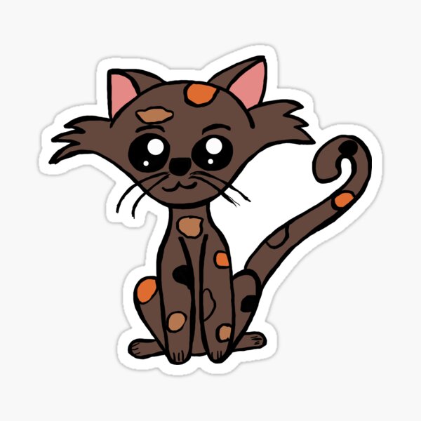 Lil Critters:  Callie The Cat Sticker