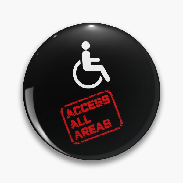 Item preview, Wheelchair Access All Areas designed and sold by WeaveTrumpet.