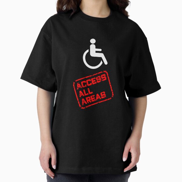 Item preview, Wheelchair Access All Areas designed and sold by WeaveTrumpet.