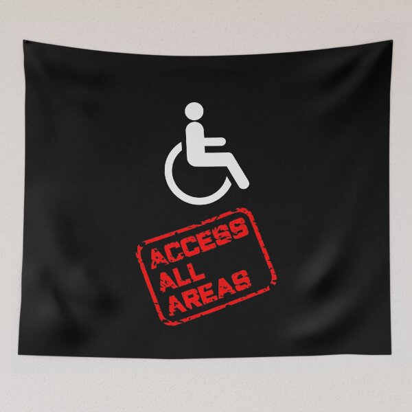 Item preview, Wheelchair Access All Areas designed and sold by WeaveTrumpet.