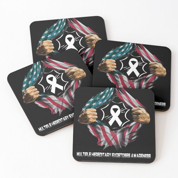 Item preview, Multiple Hereditary Exostoses Awareness American Flag designed and sold by ArangoaStore.