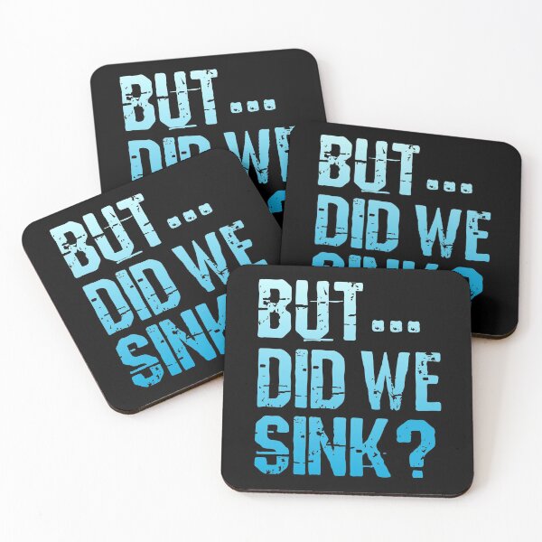 Item preview, But Did We Sink, Funny Boating Pontoon Captain Gift designed and sold by VintageMashup.