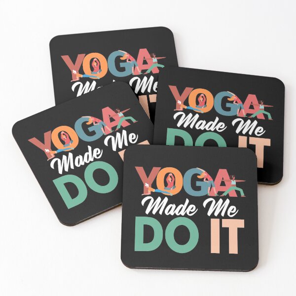 Item preview, Yoga Made Me Do It Is A Great Design for Fitness Workouts designed and sold by giftsbyminuet.