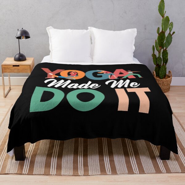 Item preview, Yoga Made Me Do It Is A Great Design for Fitness Workouts designed and sold by giftsbyminuet.