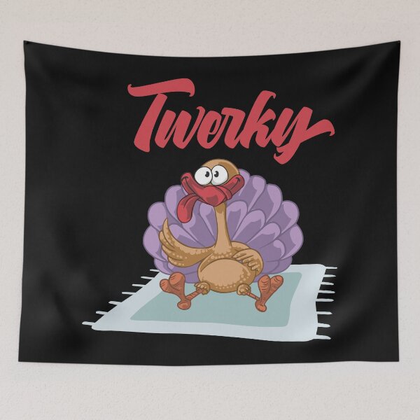 Item preview, Twerky Funny Thanksgiving Turkey designed and sold by trekker63.