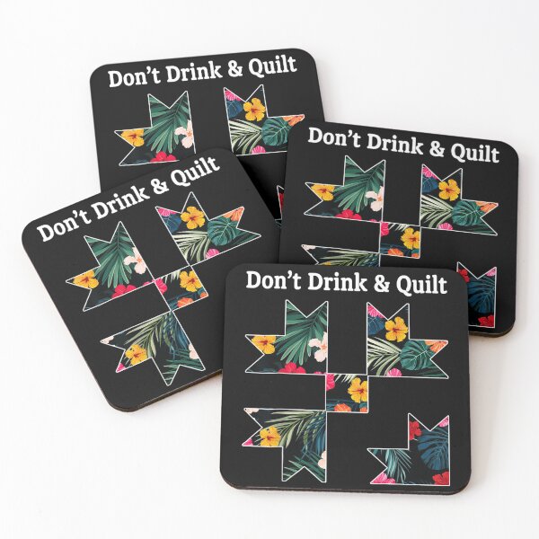 Item preview, Don't Drink & Quilt Sewing Humor Quilting designed and sold by Charles Brian.