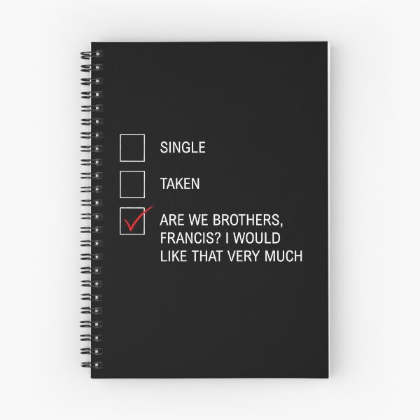 Item preview, Single, Taken... Are We Brothers, Francis? (white) designed and sold by ListingToPort.