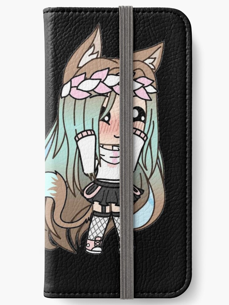 Cute Anime Girl - Gacha Edit iPhone Wallet for Sale by BambooBanana