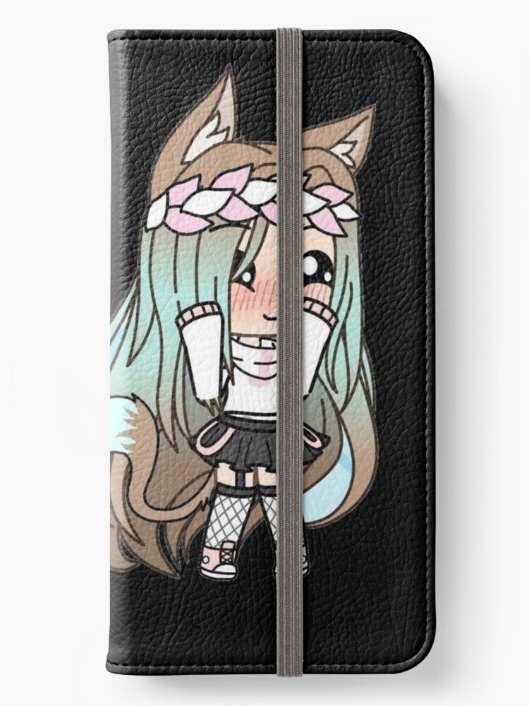 Cute Anime Girl - Gacha Edit iPhone Wallet for Sale by BambooBanana