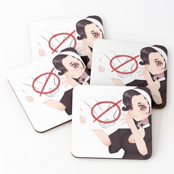 Item preview, Nun girl against hand holding designed and sold by Nerdless.