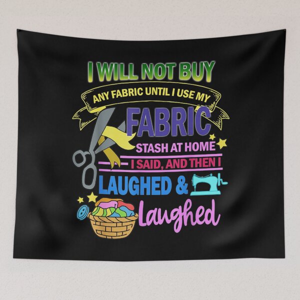 Artikelvorschau, Funny Fabric Stash Quilting Nähen Häkeln entworfen und verkauft von Charles Brian.