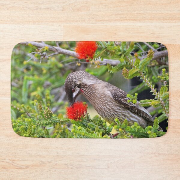 Item preview, Kalbarri Beaufortia flowers and bird, Western Australia  designed and sold by FranWest.