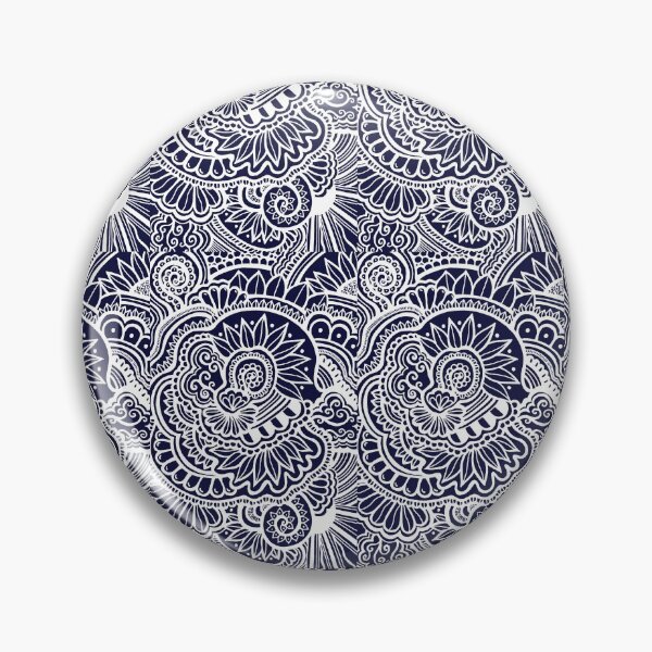 Item preview, Flower Dreams (Navy Blue)  designed and sold by Mahina Melim.