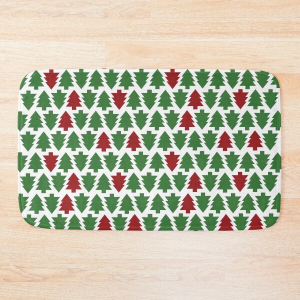 Item preview, Red & Green Christmas Trees designed and sold by abbazabba.