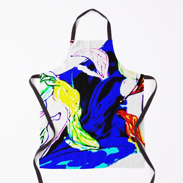 Item preview, Leaves and Rocks - abstract blue designed and sold by Anne Huth.