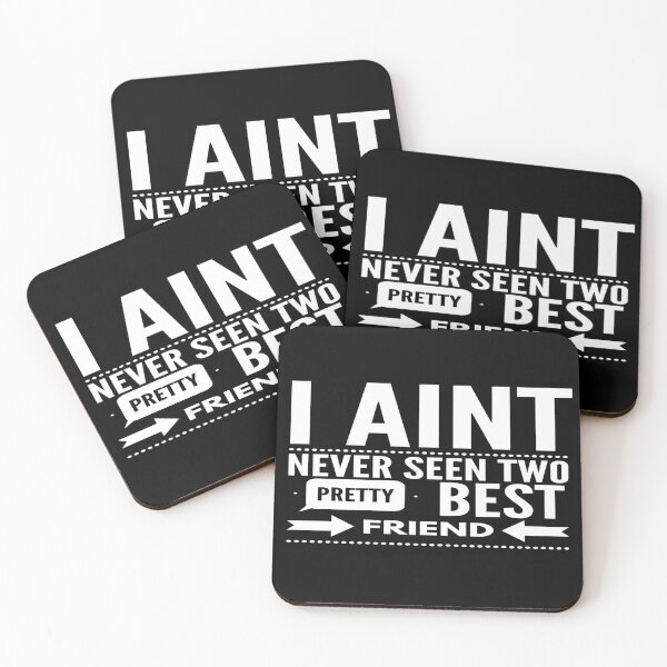 Item preview, I Aint Never Seen Two Pretty Best Friends Tiktok designed and sold by YueHeng Creates ⭐⭐⭐⭐⭐.